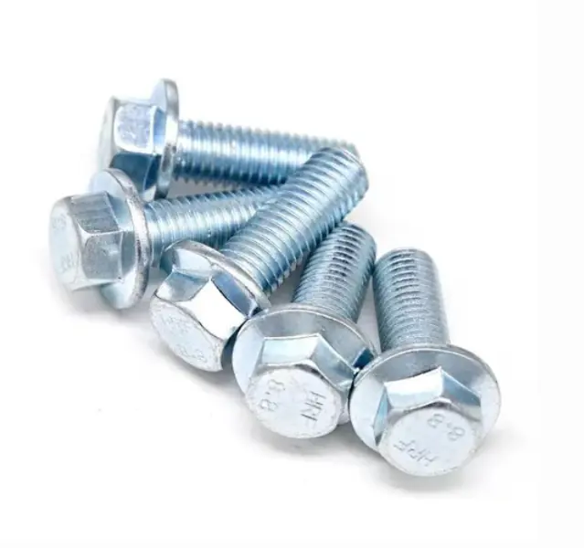 High Strength Galvanized Hex Flange Bolts For Industrial Machinery